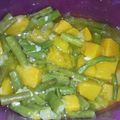 Cooksnap dari Silfia Borolla (Mama Sean) untuk resep Tumis kacang panjang mix Labu kuning