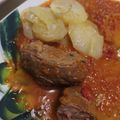 El cooksnap de Carolina cuando hizo Carrillada en salsa.