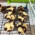 Cooksnap dari Hya Siicaxgex Ayu Ina untuk resep Bolu kukus pandan & coklat mekar semua, asian steamed cake!
