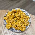 Fifi Bule 的 冷掉不會變硬的熱壓芝麻地瓜球(小v鬆餅機) cooksnap