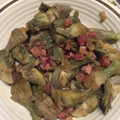 El cooksnap de Hablamos de comida cuando hizo Alcachofas en conserva salteada.