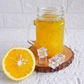 Cooksnap dari Kiki Rizqi Andini untuk resep Es Senaru (Selasih Nata de coco Jeruk)