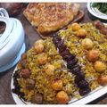 کوک اسنپ مطبخ لیلا بعد از امتحان کردن عدس پلو مجلسی.
