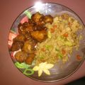Gail 's cooksnap of when they made Sesame Chicken.