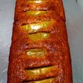 El cooksnap de Charly Paz cuando hizo Budín integral de manzana invertido.