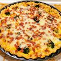 Tímea Vincze Cooksnap-ja, amikor elkészítette a(z) Baconos, brokkolis quiche receptet.