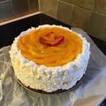 Mónika Kozári Cooksnap-ja, amikor elkészítette a(z) "Barackvirágos" túrótorta sütés nélkül #húsvét receptet.