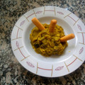 El cooksnap de Antonio Montoro Montoro cuando hizo Puré de berenjena y patatas al toque de miel (con leche de almendra).