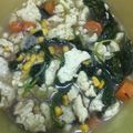 Cooksnap dari Lia Angelina untuk resep Tumis sayur bayam dan telur,menu sederhana