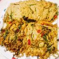 รูป Cooksnap ของ ครัวสะพานไม้หมาก​ เมื่อเขาทำ 🥚🍄ไข่เจียวเห็ดเข็มทอง Omelette with enoki mushroom