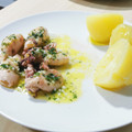 El cooksnap de Yannik cuando hizo Calamares en salsa verde.