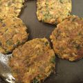 El cooksnap de Jazmin 🌱 cuando hizo Hamburguesas de porotos de soja, con mucho perejil de la huerta.