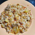 El cooksnap de Lorena Mateu cuando hizo Guiso de arroz y carne.