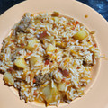 El cooksnap de Lorena Mateu cuando hizo Guiso de arroz y carne.