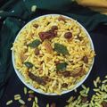 Daxa Parmar's cooksnap of when they made Murmura Chivda.
