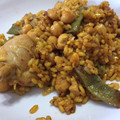 El cooksnap de Marieta cuando hizo Arroz y pollo con verdura.