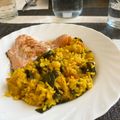 El cooksnap de Alicia Lagarto cuando hizo Arroz meloso con acelgas. Arròs en bledes.
