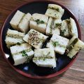 Bijal Thaker's cooksnap of when they made સેન્ડવીચ ઢોકળા.