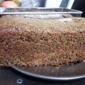 El cooksnap de rossie cuando hizo Budín de bananas bajas calorías 😉#SOSAdriCocina.