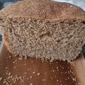El cooksnap de Sandra Di Paola cuando hizo Pan lactal integral (con semillas).