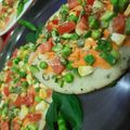 Reeta Sahu का कुकस्नैप जब उन्होंने वेज उत्तपम (Veg Uttapam recipe in Hindi) बनाया था।