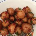 El cooksnap de Klaus Ambriz cuando hizo Papas cambray al limón y Chipotle.