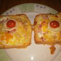 El cooksnap de Oscar Ontinar cuando hizo Tostada de huevo al horno.