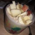 El cooksnap de Milagros Britez cuando hizo Desayuno saludable con avena, banana y leche ❤️.