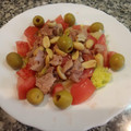 El cooksnap de Antonia García Fernández cuando hizo Ensalada de hígado de bacalao.