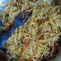 Subhasree Santra's cooksnap of when they made ভেজ চাউমিন (vej chowmein recipe in Bengali).