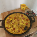 El cooksnap de conxi cuando hizo Arroz con costra ilicitano.
