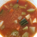 El cooksnap de rocio vega cuando hizo Sopa de verduras con quinoa.