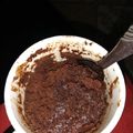 El cooksnap de Elizabeth Tamayo cuando hizo Torta en taza en microondas.