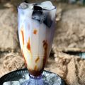 Cooksnap Dapur Yusfarisyia semasa beliau membuat Cha Bang Ang (Minuman Viral).
