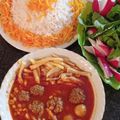 کوک اسنپ خدیجه سیاوشی بعد از امتحان کردن قیمه با گوشت چرخکرده.