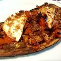 El cooksnap de Gemma cuando hizo Berenjena asada al horno rellena de atún y queso.