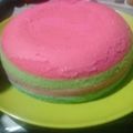 Cooksnap dari heni Deswati untuk resep Steamed Rainbow Cake