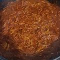 El cooksnap de Isabel Aguilar cuando hizo Chilorio.