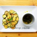 il rosso rubinian quando ha preparato Zucchine alla scapece