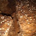 El cooksnap de Mariana Morales cuando hizo Budín integral con avena, manzana, banana y coco.