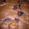 El cooksnap de Ana Miguéns Ces cuando hizo Brownie con arándanos y almendras.