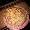 Aurora's cooksnap of when they made Fluffy pancakes.