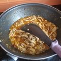 El cooksnap de Almudena Collado cuando hizo Cerdo con orégano al wok.