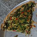 El cooksnap de Inés Tolosa cuando hizo Tarta de espinaca y atún.