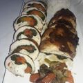 El cooksnap de alejandro cuando hizo Arrollado de pollo y verduras 🔪🍗.