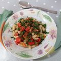 Cooksnap από Ismini στη συνταγή Σαλάτα με φασόλια, ντομάτα και μαϊντανό