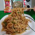 Amita Soni's cooksnap of when they made વેજ હકકા નૂડલ્સ (Veg Hakka Noodles Recipe In Gujarati).