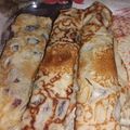 El cooksnap de Nazarena Olivarez cuando hizo Panqueques con manjar.