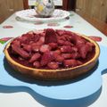 El cooksnap de Karina Ortellao cuando hizo Cheesecake con frutos rojos.