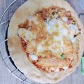 雯 的 Pizza 披薩「豪邁的鋪上起司絲、絲、絲」 cooksnap